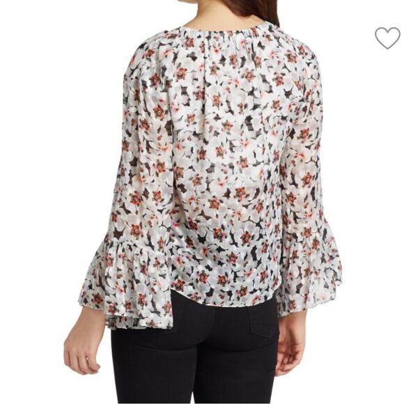 TANYA TAYLOR
Harper Floral Bell-Sleeve Top Size L - Picture 3 of 10
